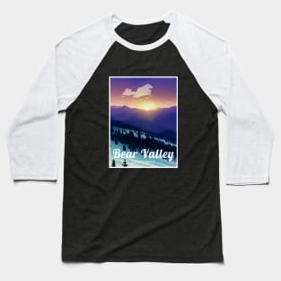 Bear Valley California United States ski Baseball T-Shirt